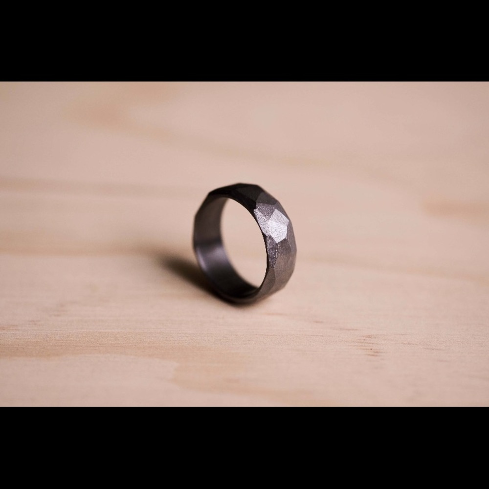 Men’s Handmade Tantalum Wedding Ring